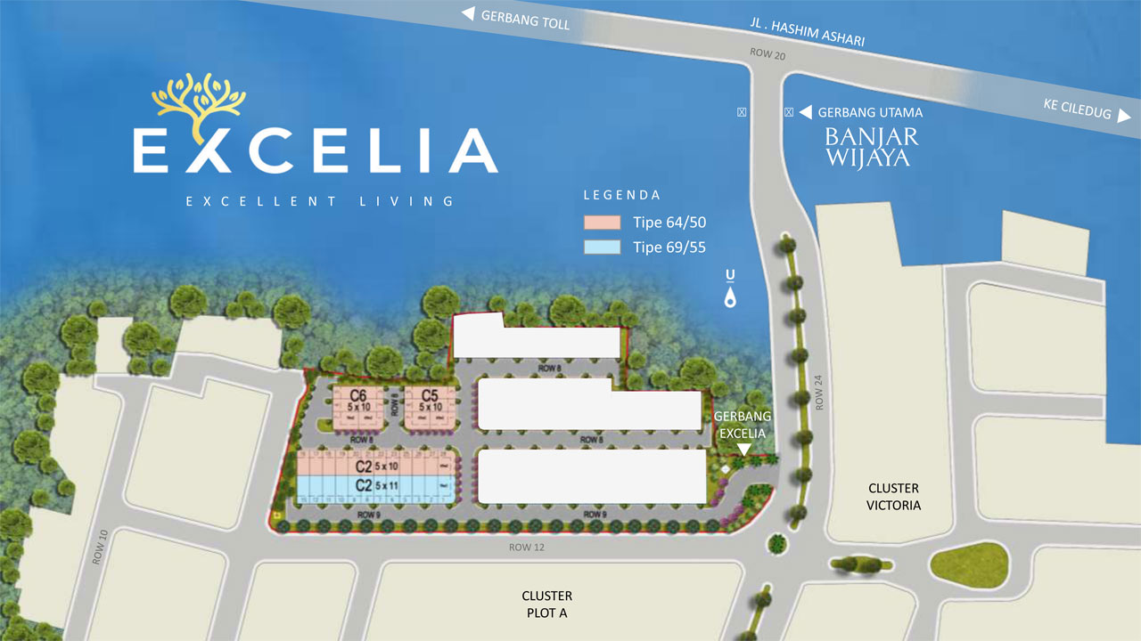 Lokasi Cluster Excelia