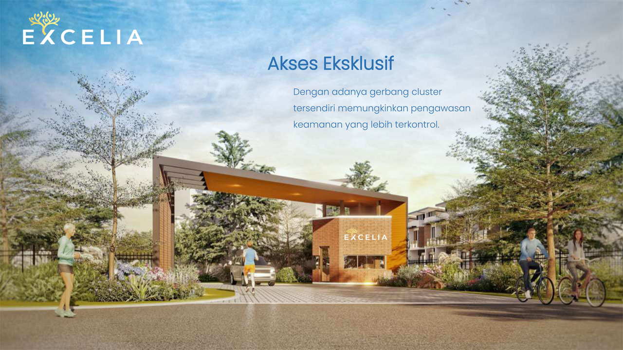 Cluster Excelia perumahan terbaru di Banjar Wijaya